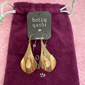 Holly Yashi Gold Drop Earrings